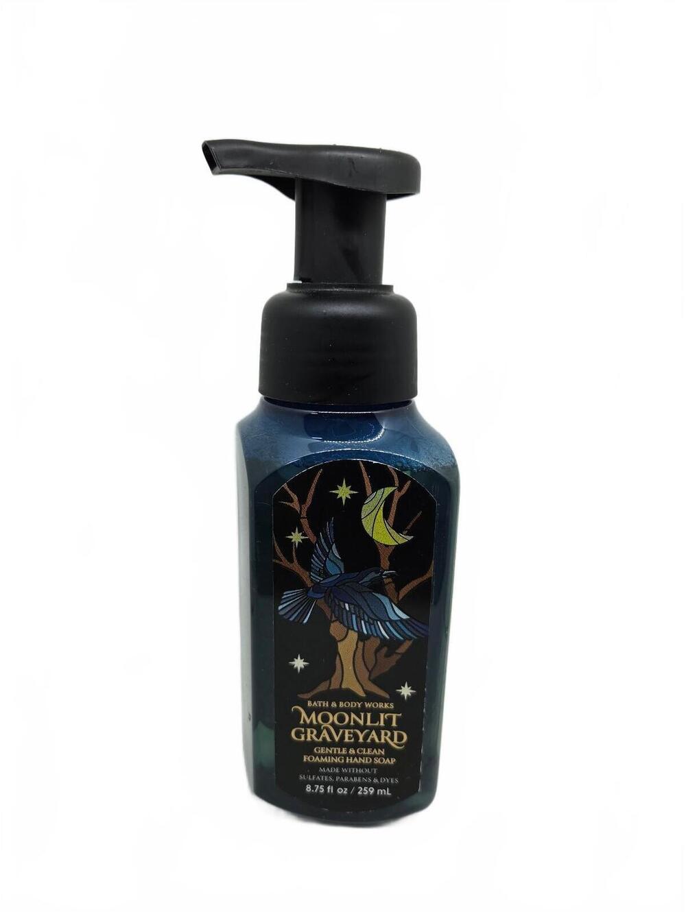 Bath & Body Works Moonlit Graveyard Foaming Hand Soap 8.75 oz Halloween HTF